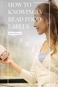 knowingly read food labels
