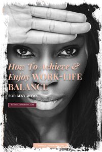 achieve work life balance poster